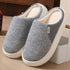 Winter Warm Plush Home Slippers Lightweight Thick Bottom Silent
